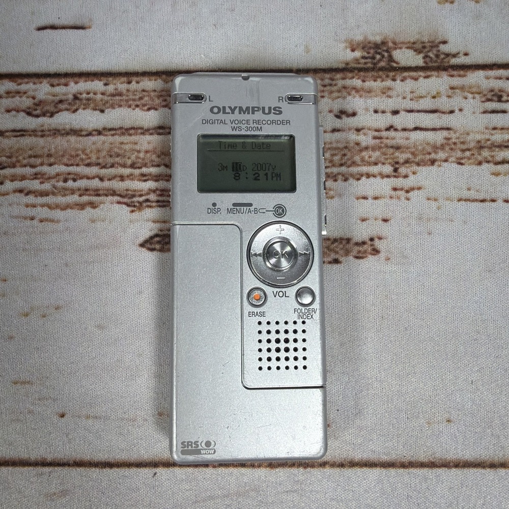 Olympus WS-300M Handheld Digital Voice Recorder USB Tested Works